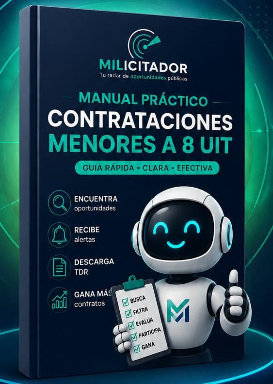 Portada del Manual Práctico de Contrataciones Menores a 8 UIT